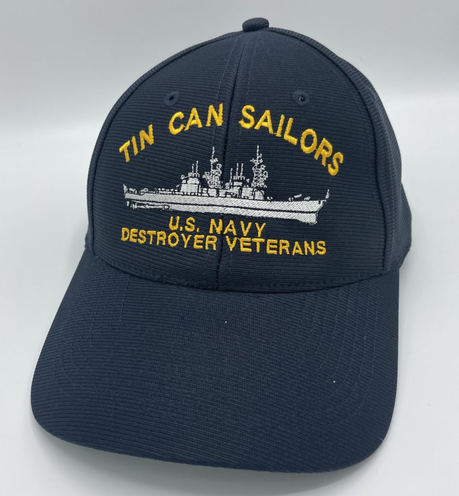 TCS Spruance Class Profile Navy Blue Ball Cap - Tin Can Sailors